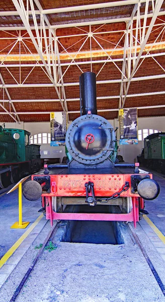 Spoorwegmuseum Vilanova Geltru Juli 2017 Barcelona Catalunya Spanje Europa — Stockfoto