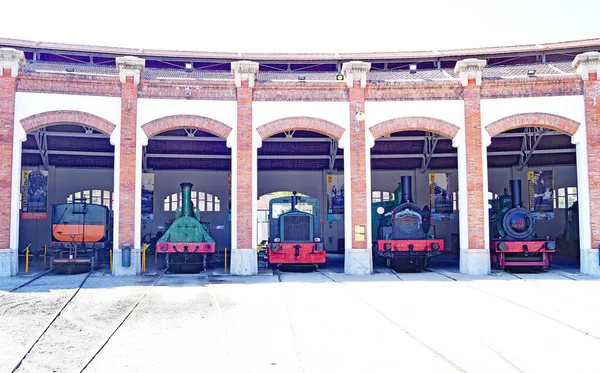 Railway Museum Vilanova Geltru Июля 2017 Барселона Каталония Испания Европа — стоковое фото