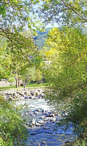 Ara Nehri Huesca Ili Mayıs 2017 Aragon Spanya Avrupa — Stok fotoğraf