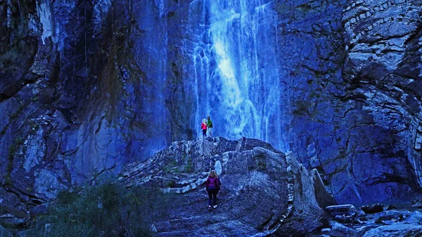 Wasserfall Sorrosal Broto Der Provinz Huesca Uhr Mai 2017 Aragon — Stockfoto