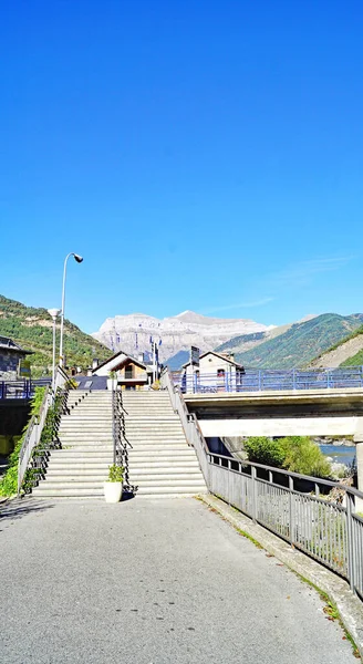 Πανοραμική Άποψη Του Broto Στην Επαρχία Huesca Μαΐου 2017 Aragon — Φωτογραφία Αρχείου