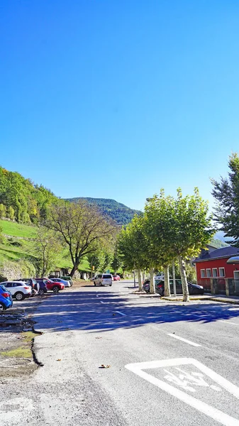 Panoramautsikt Över Broto Provinsen Huesca Maj 2017 Aragonien Spanien Europa — Stockfoto