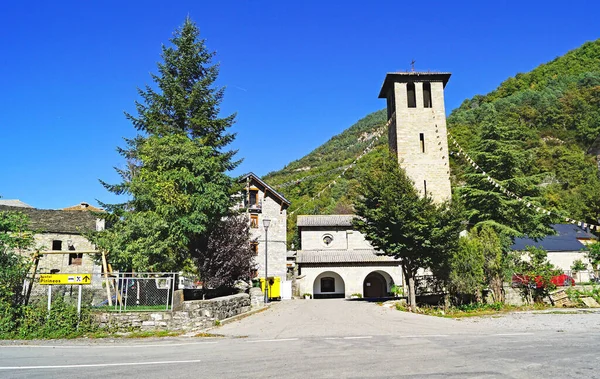 Sarvise Broto Belediyesi Mayıs 2017 Comarca Del Sobrarbe Huesca Aragon — Stok fotoğraf