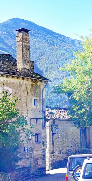 Sarvise Municipio Broto Mayo 2017 Comarca Del Sobrarbe Huesca Aragón — Foto de Stock