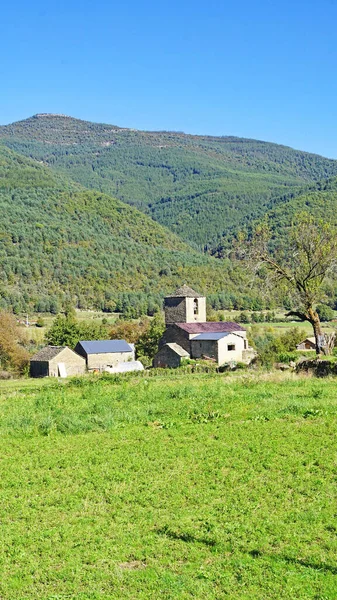 Liguerre Del Cinca Maio 2017 Comarca Del Sobrarbe Huesca Aragão — Fotografia de Stock