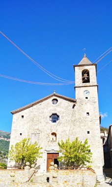 Girona 'daki Castellar de N' Sarılma manzarası, 17 Haziran 2018; Katalonya, İspanya, Avrupa