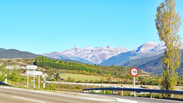 Landschaft Der Provinz Huesca Uhr Mai 2017 Aragon Spanien Europa — Stockfoto