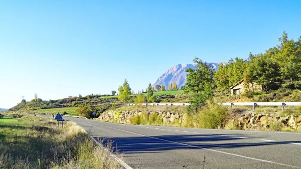 Paesaggio Della Provincia Huesca Ore Maggio 2017 Aragona Spagna Europa — Foto Stock