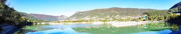 Arguis Reservoir Huesca Ιουνίου 2015 Aragon Ισπανία Europ4 — Φωτογραφία Αρχείου