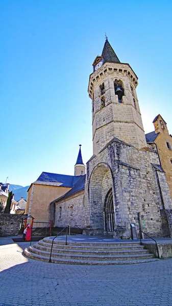 Church San Miguel Vielha Valle Aran November 2017 Lleida Catalunya — Stock Photo, Image