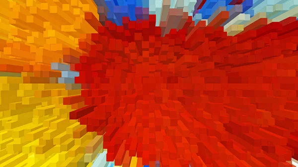 Pile Spezie Diversi Colori Pixelati Sfondi Texture — Foto Stock