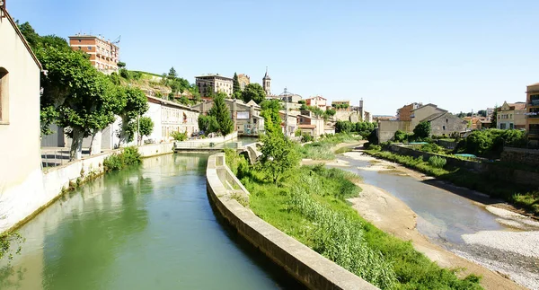 Llobregat River Passes Gironella July 2016 Barcelona Catalunya Spain Europe — Stock Photo, Image