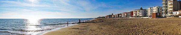 Calafell Beach Vendrell Tarragona Uhr Juni 2019 Katalonien Spanien Europa — Stockfoto