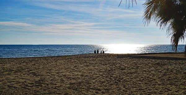 Strand Van Calafell Vendrell Tarragona Uur Juni 2019 Catalunya Spanje — Stockfoto