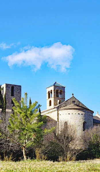 Sant Fruitos Monastery Sant Benet Del Bages Декабря 2018 Барселона — стоковое фото