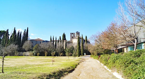 Sant Fruitos Het Klooster Van Sant Benet Del Bages Uur — Stockfoto