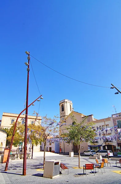 Hrad Kaple Kříže Nebo Santa Creu Calafellu Vendrellu Tarragoně Katalánsku — Stock fotografie