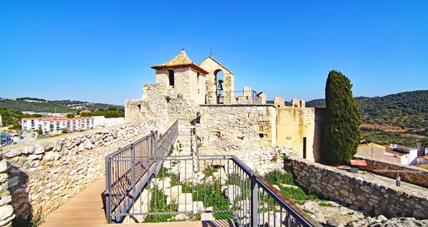 Castle Chapel Holy Cross Santa Creu Calafell Vendrell Tarragona Catalunya — Stock Photo, Image