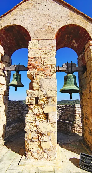 Castelo Capela Santa Cruz Santa Creu Calafell Vendrell Tarragona Catalunha — Fotografia de Stock