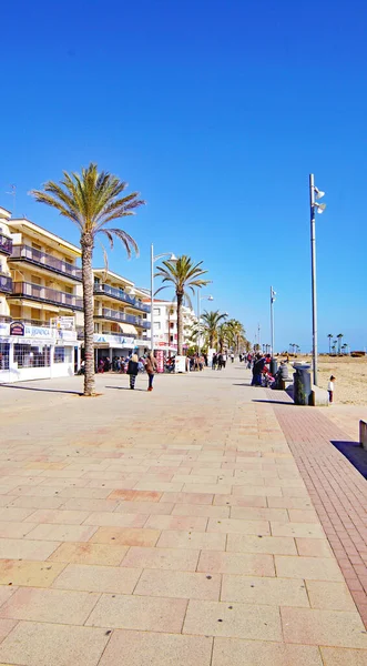 Playa Comarruga Tarragona Cataluña España Europa — Foto de Stock