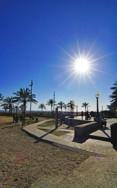 Plaża Comarruga Tarragonie Katalonia Hiszpania Europa — Zdjęcie stockowe