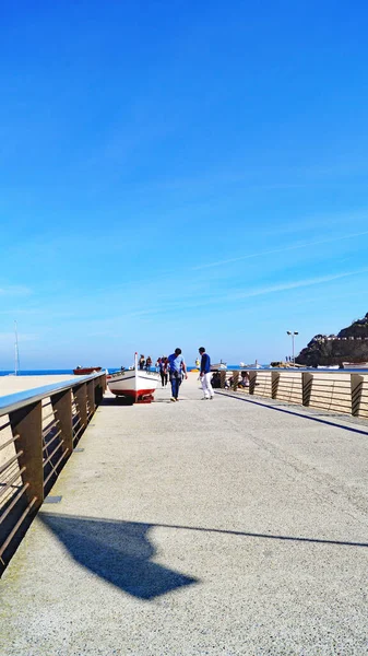 Panorama Tossa Mar Costa Brava Prowincji Girona Catalunya Hiszpania Europa — Zdjęcie stockowe
