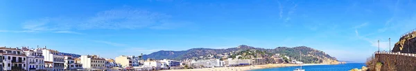 Panoramata Tossa Mar Pobřeží Costa Brava Provincii Girona Katalánsko Španělsko — Stock fotografie