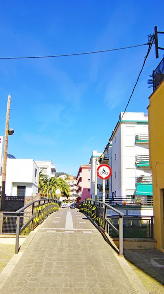 Panorâmica Tossa Mar Costa Brava Província Girona Catalunha Espanha Europa — Fotografia de Stock