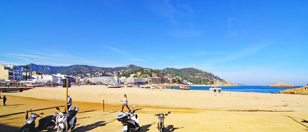 Panorama Von Tossa Mar Der Costa Brava Der Provinz Girona — Stockfoto