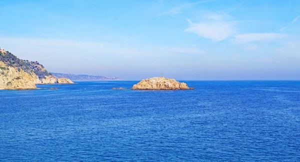 Panoramique Tossa Mar Sur Costa Brava Dans Province Gérone Catalogne — Photo