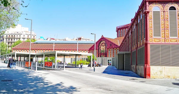 Mercado San Antonio Barcelona Julho 2019 Catalunha Espanha Europa — Fotografia de Stock