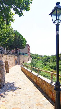 Caldas de Montbui, Barcelona, Catalunya, İspanya, Avrupa 'nın kaplıcaları, çamaşırhaneleri ve kaplıcaları