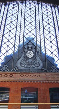 Madrid 'deki Puerta de Atocha istasyonu, 18 Ağustos 2018; İspanya, Avrupa