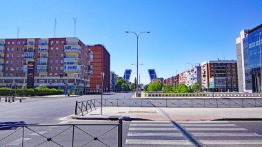 Madrid, İspanya ve Avrupa 'nın sokakları ve yolları