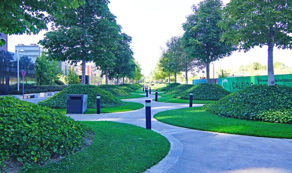 Gardens Four Towers Madrid Spain Europe — Stock Photo, Image