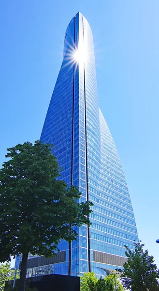 Vista Los Edificios Las Cuatro Torres Madrid España Europa — Foto de Stock