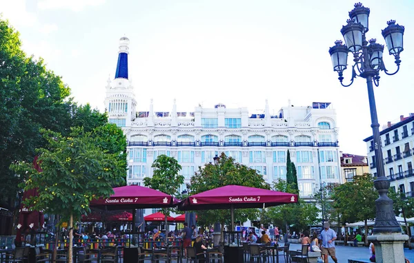 Madrid Deki Santana Meydanı Spanya Avrupa — Stok fotoğraf
