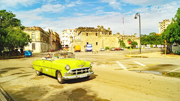 古巴共和国经典汽车 下午12 2019年8月19日 — 图库照片