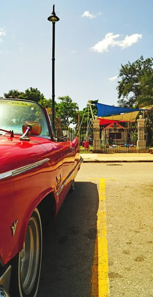 Классические Автомобили Республике Куба Августа 2019 — стоковое фото