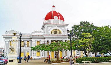 Cienfuegos 'un panoramik görünümü, 19 Ağustos 2019; Küba Cumhuriyeti