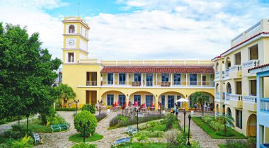 Trinidad şehri panoramisi; 21 Ağustos 2019; Küba Cumhuriyeti, Karayipler