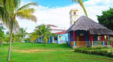 Trinidad şehri panoramisi; 21 Ağustos 2019; Küba Cumhuriyeti, Karayipler