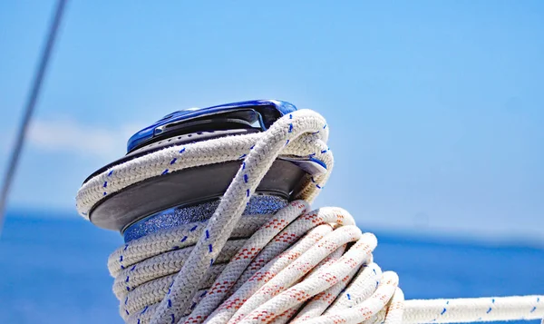 Detalhes Catamarã Cayo Santa Mara Caribe Cuba República Cuba — Fotografia de Stock