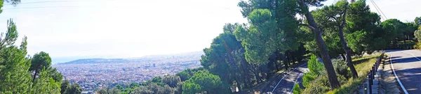 Панорамный Вид Барселоны Каталонии Испании Европы — стоковое фото