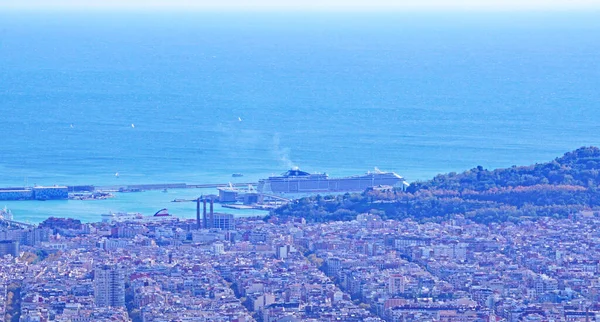 バルセロナのパノラマ カタルーニャ スペイン ヨーロッパ — ストック写真