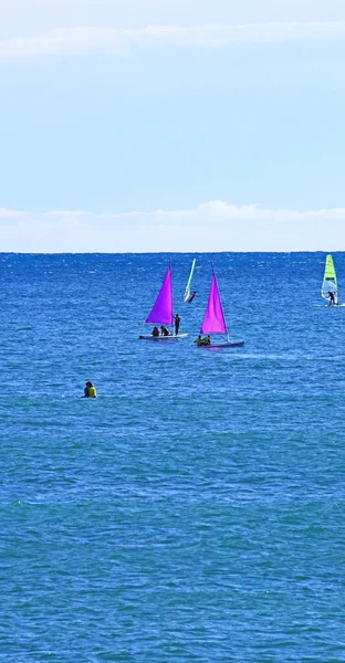 Praia Nova Icaria Barcelona Catalunha Espanha Europa — Fotografia de Stock