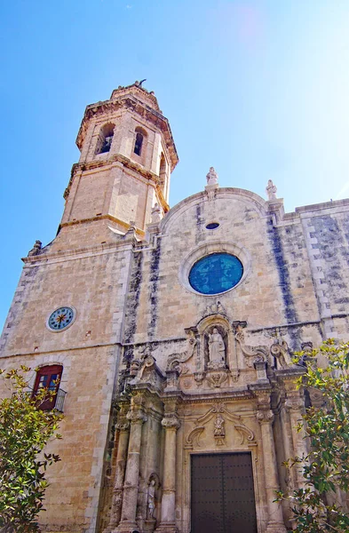 Церковь Святого Сальвадора Эль Вендрель Бад Пидес Таррагона Каталония Испания — стоковое фото