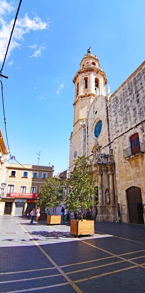 Церковь Святого Сальвадора Эль Вендрель Бад Пидес Таррагона Каталония Испания — стоковое фото
