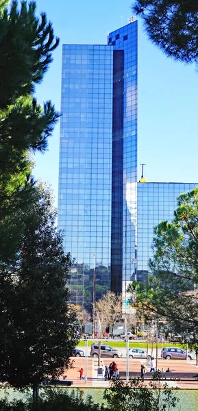 Parque Catalunya Paisaje Urbano Jardines Arquitectura Moderna Sabadell Barcelona Cataluña — Foto de Stock