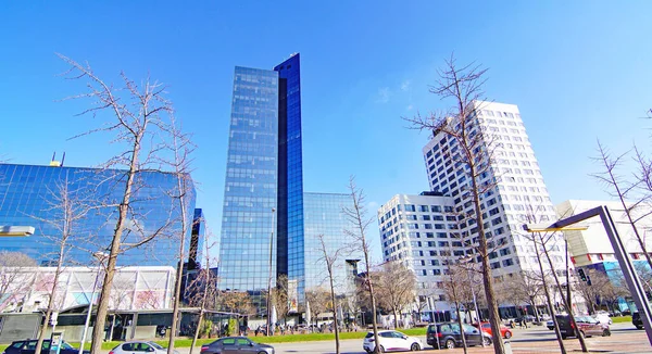 Parque Catalunya Paisaje Urbano Jardines Arquitectura Moderna Sabadell Barcelona Cataluña — Foto de Stock